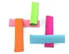 New Ice Cream Tools Popsicle Holder 15x4cm Pop Sleeves Freezer Holders 10 colori