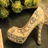 Najnowszy Projektant Białe Perły Srebrne Rhinestone Buty Ślubne Delikatne Handmake Ślub High Heels Rocznica Ceremonia Kobiety Sho