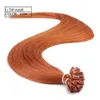 Remy Bonded Fusion Hairフラットチップヘアエクステンション1gストランド50g 1つのbundle307s