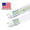 Pinos bi Super Bright Duplo Row LED LED T8 4 pés 28W SMD 2835 lâmpada luz 4 pés levaram luzes da loja