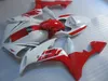 Injektionsgjutning Kroppsarbete Fairing Kit för Yamaha YZFR1 2004 2005 2006 Red White Fairings Set YZF R1 04 05 06 OT09