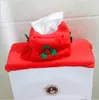 Toptan-3 ADET Fantezi Santa Klozet Kapak Halı Banyo Seti Kontur Halı Noel Süslemeleri Navidad Deco