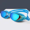 Verstelbare Waterdichte Anti Fog UV-bescherming Volwassenen Professionele Gekleurde Lenzen Duiken Zwemmen Bril Eyewear Swim Goggles gratis verzending