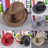 Whosales Wiosna Jesień Mężczyźni Kobiety Fedora Kapelusze Miękkie Outdoor Outdoor Brim Caps Dorosłych Moda Street Jazz Cap Top Hats GH-62