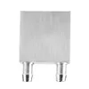 Freeshipping 3pcs / parti 40 * 40mm Primär Aluminiumvattenkylblock för flytande vattenkylare Värmesfångssystem Silver Användning för PC Laptop CPU