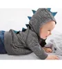 2017 New Toddler Baby Boys Dinosaur manica lunga con cappuccio Top giacca cappotto felpa abbigliamento bambino 0-3T