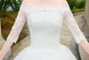 웨딩 드레스 2017 신부 반 소매 우아한 보트 목 럭셔리 레이스 자수 어깨 공주 클래식 볼 가운 F8083936