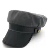 2017 Yeni Askeri Şapka Kadınlar Ve Erkekler Snapback Şapka Biker Kamyon Pamuk Maç PU Newsboy Caps