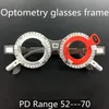 montature per strumenti oftalmici leggeri occhiali per optometria tripla cornice di prova fissa test visivo mutisize pupildistanza all'ingrosso