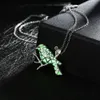 3色ヨーロッパ24スタイルの発光フクロウネックレス卸売輝き女性男性のためのダークネックレスのための輝く宝石服の光宝石宝石ジュエリー