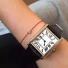 New Fashion Women Robe Watches Casual Rectangule Le cuir bracelet Regio Feminino Lady Quartz Wristwatch