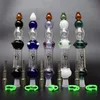 2020 Hot Selling Glass Bongs with Titanium Tip Titanium Nail Nectar Collector Glass Pipe Glass Bongs