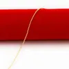 무광택 밝은 구슬 체인 신부 목걸이 금 도금 목걸이 24k 골드 채워진 목걸이 2014 여성 Jewelry3101