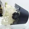 Ślub Favors Shell Laser Cut Lace Cream Cup Cup Cupper Cupcake Wrappers na Wesel Birthday Party Decoration 12 pc za dużo