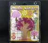 iWish Visual 2017 14x11 cm Rosa Big Grow Carta magica Sakura Albero Alberi che crescono magicamente Kit Desktop giapponese Fiore di ciliegio Giocattoli per bambini 100 PZ