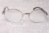 New 2019 new retro round eyeglasses 7550178 mixed horn glasses men and women spectacle frame glasses size: 55-22-135mm Best quality