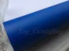 Pellicola avvolgente per auto in vinile opaco blu scuro con bolle d'aria libere/vinile opaco per coperture del corpo del rivestimento di veicoli 1,52x30 m/rotolo (5ftx98ft)