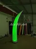 Cono inflable de curva de iluminación RGB colorido atractivo para evento de boda en Francia viene con soplador de base y control remoto