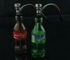 Coke Sprite Packaging Hookah Glass Bongs Accessories , Unique Oil Burner Glass Pipes Water Pipes Glass Pipe Oil Rigs Smoking with Dropper