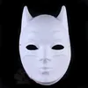 Programlar Masquerade Parti Maskesi 10pcs Boyama Kağıt Hamuru Düz Beyaz Blank Venedik Maskeleri Tam Yüz DIY Güzel Sanatlar / lot ücretsiz nakliye