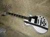 Custom Shop White Cross Sw Elektrische Gitaar Ebony Fingerboard Witte en zwarte gitaren uit China