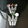 Color Gourd Smume Cost Glass Bongs Аксессуары, Стеклянные Курительные трубы Красочные Мини Многоцветные Ручные Трубы Лучшие Ложка Стеклянные Трубы