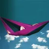 Wholesale- Portable Parachute Nylon Fabric Garden Hammock Outdoor Travel Camping Swing For Double Two Persons Sleeping HangNet Bed EJ8788