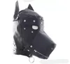 Sex fetisch roll play hund slave head hoods bondage helt slutna roliga huvudbonader masker sexiga bdsm spel par7037134