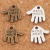 Handgemaakte Handen Charms Hangers 13x11mm 200 stks / partij Tibetaans Zilver / Brons Fit Armbanden Kettingen Sieraden DIY L370