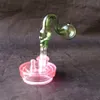 Tuyaux de meulage en verre deux fonctions bouche Banger verre Club clou sans dôme mâle femelle 18mm 14mm pièces de bol accessoires pour fumer