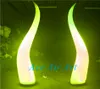 Good night decoration beautiful curve lighting Inflatable led cone.frame model for decorations made in China come with air blower