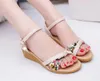 Summer Lady new thick soles sandals Candy color female sandals