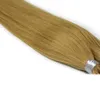 100g / paczka Prebonded Fusion Hair Extensions Proste 100strands / Pack Keratyn Stick I Wskazówka Ludzkie włosy # 1 # 1b # 2 # 4 # 8 # 27 # 613