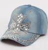 DHL Donna Denim Cappello da sole Estate Stilista Croce Strass Cappelli sportivi Cappello sportivo da esterno Cappelli da baseball Cappellini per accessori da donna