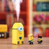 Mini Minions Humidificador de aire para coche y hogar Difusor 5V USB con LED Night Mist maker