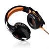 KOTION EACH G2000 Gaming-Kopfhörer, Game-Headset, Over-Ear-Kopfhörer, Stirnband mit Mikrofon, Stereo-Bass, LED-Licht für PS4-PC-Gamer