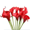 Calla Lily 2015 Artificial Flower Pu Real Touch Home Decoration Flowers 30pcs Lot Wedding Bouquet XZ 014 DECORATIVE BLOMS6945742