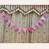 розовый баннер с днем рождения
