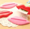 practical Multifunction creative red lips toothpaste dispenser sealing clip Peelers home bathroom tool7257870