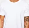 Ropa nueva informal para hombre, Camiseta larga de Hip Hop, camisetas negras para hombre, camiseta de hip hop con cuello redondo, camisetas de manga corta