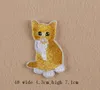 Opstrijkbare patches DIY geborduurde patch sticker voor kleding kleding stoffen badges naaien zeepaardje hond kat design234f