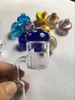 Colored Glass Bottle Carb Cap Dome For Less 30mm Quartz Banger Nail 2mm 3mm 4mm Thick Enail Domeless Nails Dab Rig Free shipping