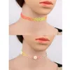 Ny Multistyle Handgjord Retro Tattoo Choker Stretch Necklace Sexiga Kvinnor Vintage Elastic Line Punk Halsband Smycken Set Present