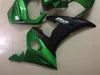 Free customize fairing kit for Yamaha YZF R6 03 04 05 green black fairings set YZF R6 2003 2004 2005 OT31