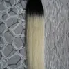 8A الصف Tresse الكروشيه الضفائر البشرية 100g الشعر البشري الجزء 1 PCS T1B/613 OMBRE HUSH HEAR