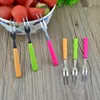 Rvs Fruit Forks Set Mini Cake Dessert Vork Keuken Snacks Salade Gereedschap Restaurant Cafetaria Home Stafelen