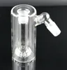 Hookah Ash catcher 45 Degree Showerhead percolator one inside 14.5 and 18.8mm joint thick clear glass ashcatcher for water pipe