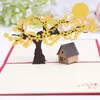 greeting cards wedding cards birthday party favors birthday party decorations kids art paper cherry blossoms pop up cards with envelope