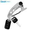 Stainless Steel Multi Tool Key Chain EDC Kit Combining with bottle opener, 5.5mm/7mm/8mm/10mm screwdriver