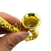 Livraison gratuite Marque New Saxophone poignée de traitement cuillère fumer pipe en métal tuyau pour herbe sèche